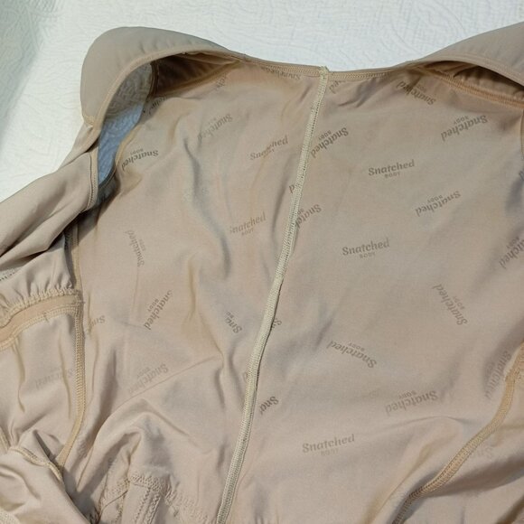 Snatched Full Body Compression Shapewear Sz XL Zipper Closure Hook-Eye Women - Picture 7 of 11